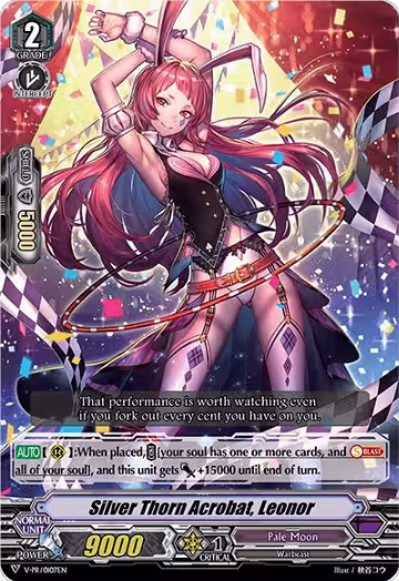 Silver Thorn Acrobat, Leonor (RRR Foil) (V-PR/0107EN) — card price