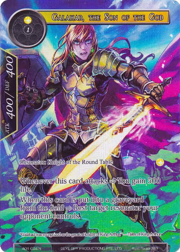 Galahad, the Son of the God (Full Art) (AO1-004), Alice Origin — Force of Will card price
