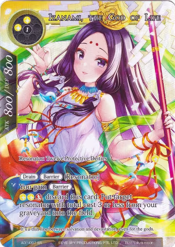 Izanami, the God of Life (Full Art) (AO1-007) — card price