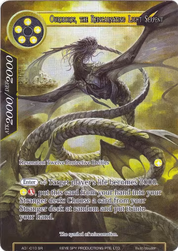 Ouroboros, the Reincarnating Light Serpent (Full Art) (AO1-010), Alice Origin — Force of Will card price