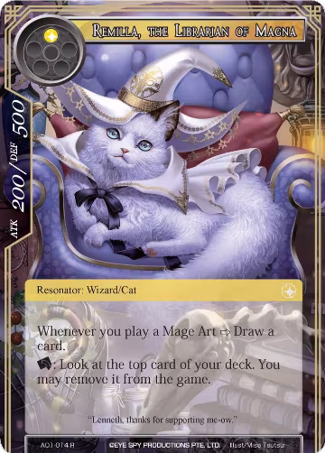 Remilla, the Librarian of Magna (AO1-014), Alice Origin — Force of Will card price