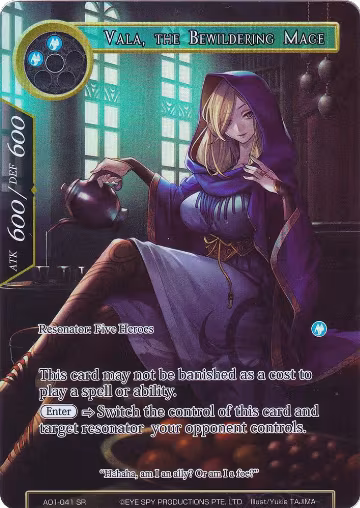 Vala, the Bewildering Mage (Full Art) (AO1-041), Alice Origin — Force of Will card price