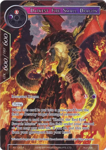 Darkest Fire Small Dragon (Full Art) (AO1-053), Alice Origin — Force of Will card price