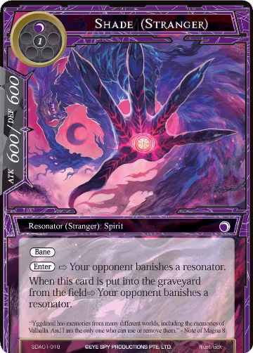 Shade (Stranger) (SDAO1-018), Alice Origin Starter Deck — Force of Will card price
