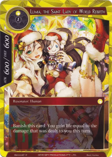 Lumia, the Saint Lady of World Rebirth (Memoria012), Alice Origin Memoria Cards — Force of Will card price