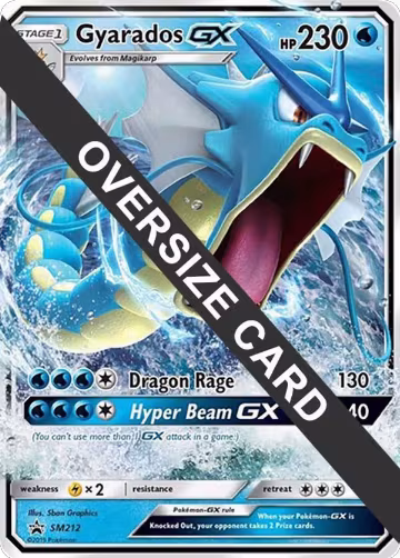 Gyarados GX - SM212 (SM Black Star Promo) (SM212), Jumbo Cards — Pokémon card price