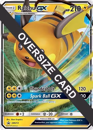 Raichu GX - SM213 (SM213), Jumbo Cards — Pokémon card price
