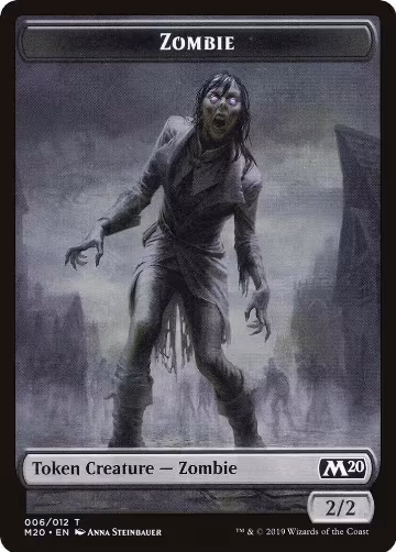 Zombie // Wolf Double-Sided Token (6 // 8), Magic Game Night 2019 — Magic card price