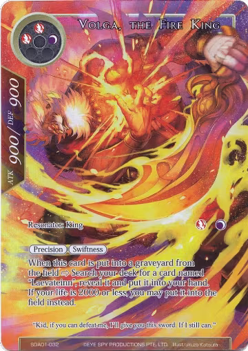 Volga, the Fire King (Full Art) (SDAO1-032), Alice Origin Starter Deck — Force of Will card price