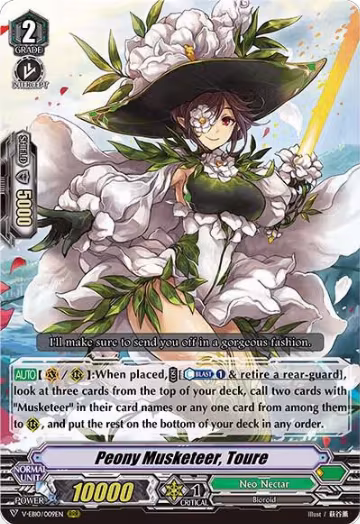 Peony Musketeer, Toure (V-EB10/009EN), V-EB10: The Mysterious Fortune — Vanguard card price
