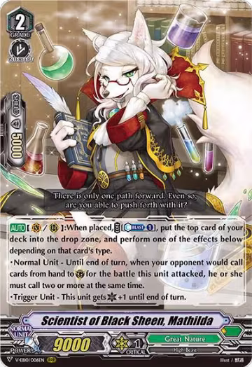 Scientist of Black Sheen, Mathilda (V-EB10/006EN), V-EB10: The Mysterious Fortune — Vanguard card price