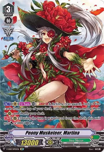 Peony Musketeer, Martina (SP) (V-EB10/SP05EN), V-EB10: The Mysterious Fortune — Vanguard card price
