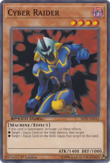 Cyber Raider (SBTK-EN012), Speed Duel: Trials of the Kingdom — Yu-Gi-Oh! card price