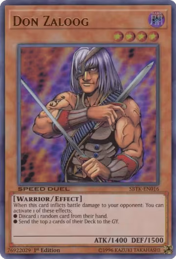 Don Zaloog (SBTK-EN016), Speed Duel: Trials of the Kingdom — Yu-Gi-Oh! card price