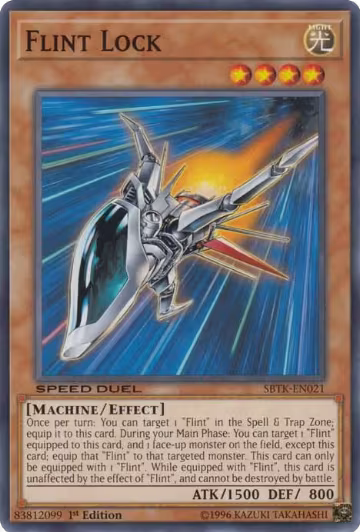Flint Lock (SBTK-EN021), Speed Duel: Trials of the Kingdom — Yu-Gi-Oh! card price