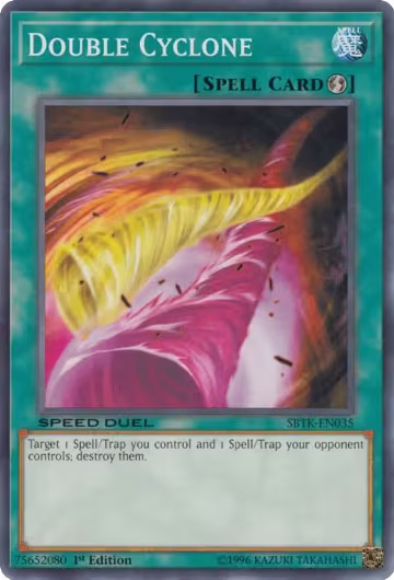 Double Cyclone (SBTK-EN035), Speed Duel: Trials of the Kingdom — Yu-Gi-Oh! card price