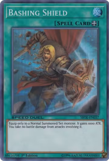 Bashing Shield (SBTK-EN037), Speed Duel: Trials of the Kingdom — Yu-Gi-Oh! card price