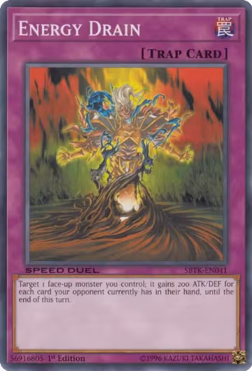Energy Drain (SBTK-EN041), Speed Duel: Trials of the Kingdom — Yu-Gi-Oh! card price