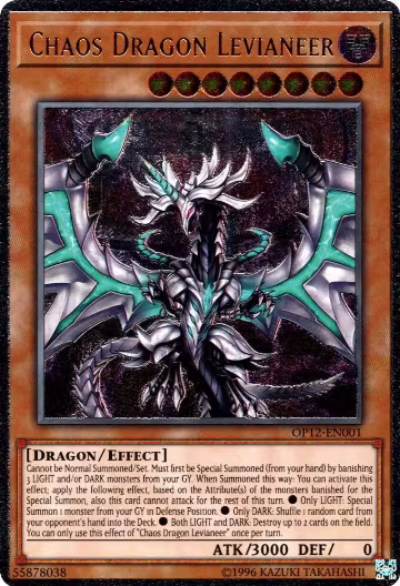 Chaos Dragon Levianeer (UTR) (OP12-EN001), OTS Tournament Pack 12 — Yu-Gi-Oh! card price