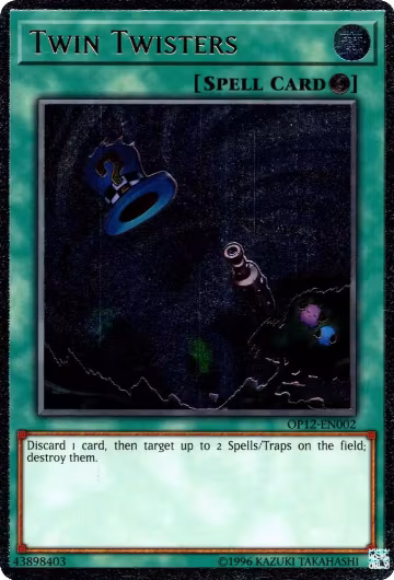 Twin Twisters (UTR) (OP12-EN002), OTS Tournament Pack 12 — Yu-Gi-Oh! card price