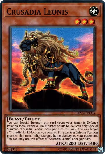 Crusadia Leonis (OP12-EN005), OTS Tournament Pack 12 — Yu-Gi-Oh! card price
