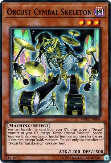 Orcust Cymbal Skeleton (OP12-EN007), OTS Tournament Pack 12 — Yu-Gi-Oh! card price