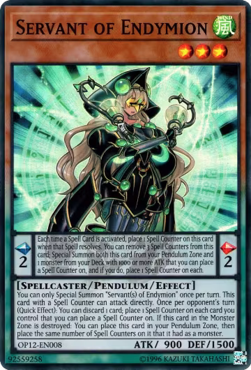 Servant of Endymion (OP12-EN008), OTS Tournament Pack 12 — Yu-Gi-Oh! card price