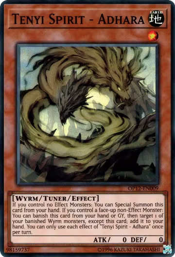 Tenyi Spirit - Adhara (OP12-EN009), OTS Tournament Pack 12 — Yu-Gi-Oh! card price