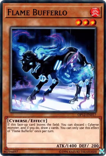 Flame Bufferlo (OP12-EN017), OTS Tournament Pack 12 — Yu-Gi-Oh! card price