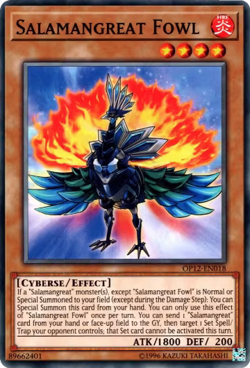 Salamangreat Fowl (OP12-EN018), OTS Tournament Pack 12 — Yu-Gi-Oh! card price