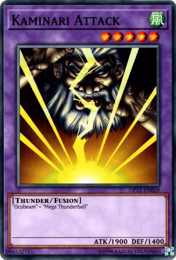 Kaminari Attack (OP12-EN019), OTS Tournament Pack 12 — Yu-Gi-Oh! card price