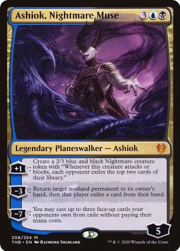 Ashiok, Nightmare Muse (208), Theros Beyond Death — Magic card price