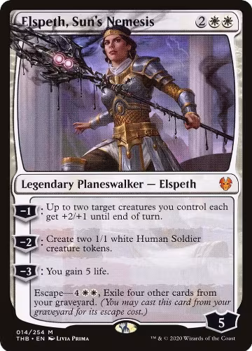Elspeth, Sun's Nemesis (14), Theros Beyond Death — Magic card price