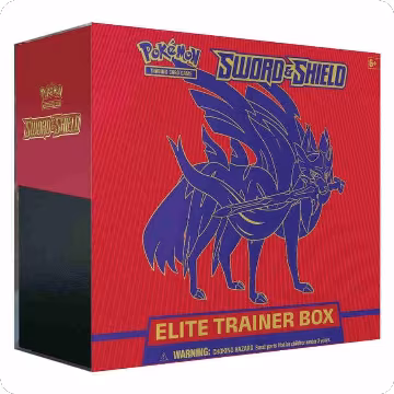 Sword & Shield Elite Trainer Box [Zacian], Sword & Shield Base Set — Pokémon sealed product price