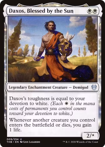 Daxos, Blessed by the Sun (9), Theros Beyond Death — Magic card price