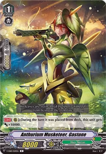 Anthurium Musketeer, Gastone (V-EB10/059EN), V-EB10: The Mysterious Fortune — Vanguard card price