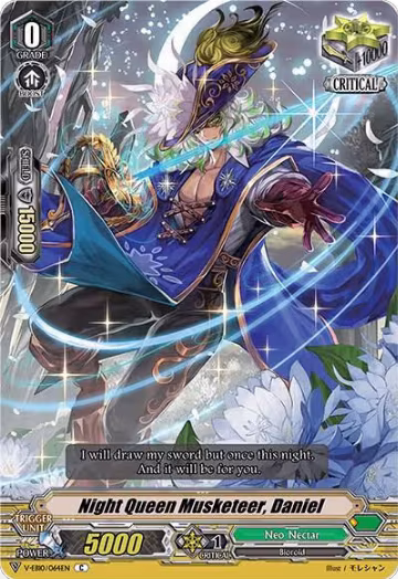 Night Queen Musketeer, Daniel (V-EB10/064EN), V-EB10: The Mysterious Fortune — Vanguard card price