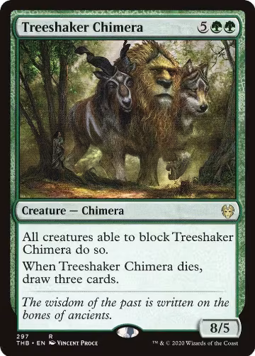 Treeshaker Chimera (297), Theros Beyond Death — Magic card price