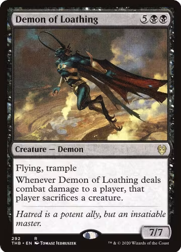 Demon of Loathing (292), Theros Beyond Death — Magic card price