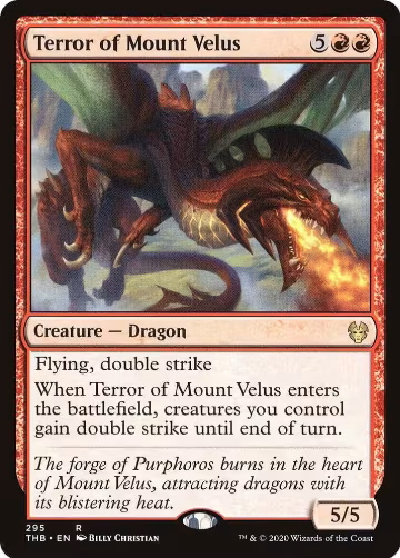 Terror of Mount Velus (295), Theros Beyond Death — Magic card price