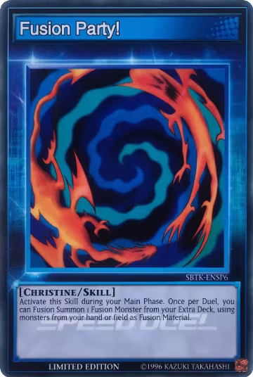 Fusion Party! (SBTK-ENSP6), Speed Duel: Trials of the Kingdom — Yu-Gi-Oh! card price