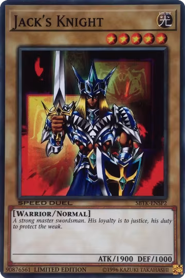 Jack's Knight (SBTK-ENSP2), Speed Duel: Trials of the Kingdom — Yu-Gi-Oh! card price