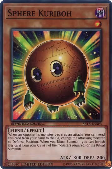Sphere Kuriboh (SBTK-ENSP3), Speed Duel: Trials of the Kingdom — Yu-Gi-Oh! card price