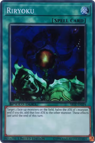 Riryoku (SBTK-ENSP4), Speed Duel: Trials of the Kingdom — Yu-Gi-Oh! card price
