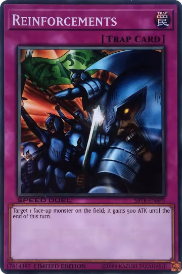 Reinforcements (SBTK-ENSP5), Speed Duel: Trials of the Kingdom — Yu-Gi-Oh! card price