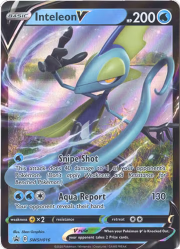 Inteleon V - SWSH016 (SWSH016), Sword & Shield Promo Cards — Pokémon card price