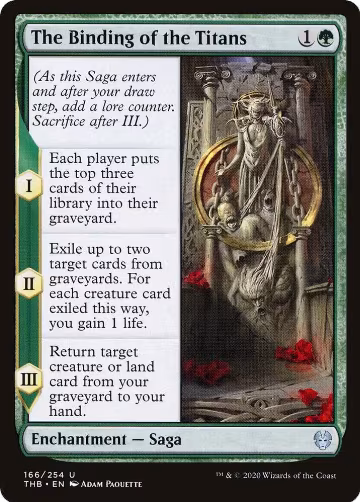 The Binding of the Titans (166), Theros Beyond Death — Magic card price