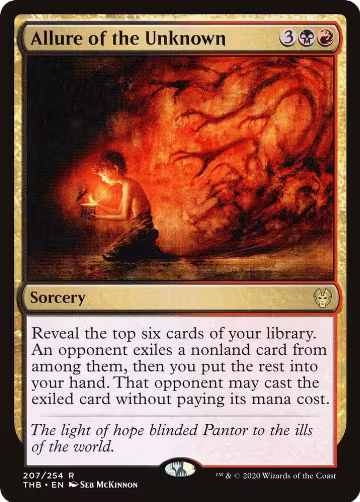 Allure of the Unknown (207), Theros Beyond Death — Magic card price