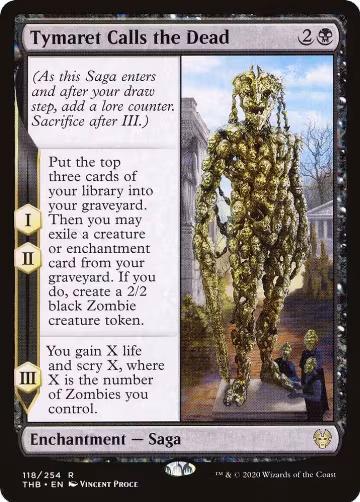 Tymaret Calls the Dead (118), Theros Beyond Death — Magic card price
