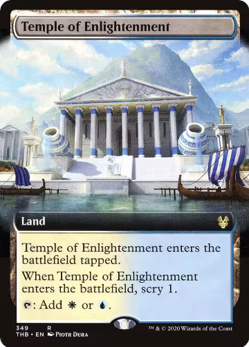 Temple of Enlightenment (Extended Art) (349), Theros Beyond Death — Magic card price
